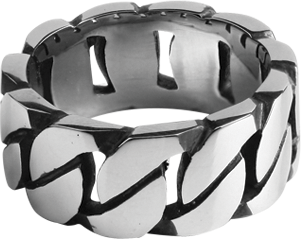 Women's 316L Stainless Steel Link Style Ring